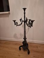 Gietijzeren kandelaar, Antiek en Kunst, Antiek | Kandelaars, Ophalen of Verzenden, Overige materialen