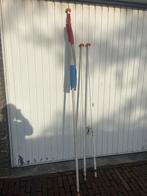 4 vlaggenstokken vlaggenmast te koop, Diversen, Vlaggen en Wimpels, Ophalen of Verzenden, Zo goed als nieuw