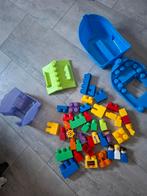 Bouwblokken van Megablocks, boot met blokken en poppetjes, Ophalen of Verzenden, Zo goed als nieuw