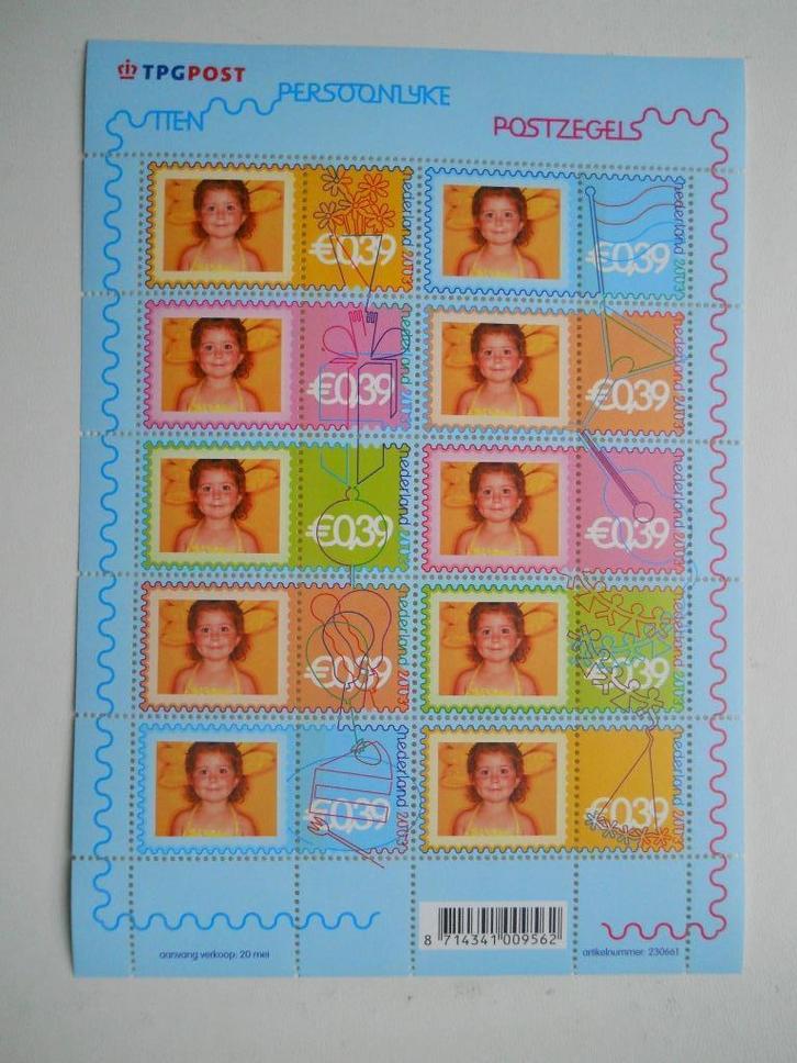 Nederland 2003 Nominaal Pers.Postz.Feest Vel Nvph.V2172-2181, Postzegels en Munten, Postzegels | Nederland, Postfris, Na 1940