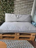 Lounge bank kussen met pallet., Tuin en Terras, Tuinmeubel-accessoires, Ophalen of Verzenden, Zo goed als nieuw