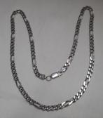 Zilveren figaro schakel ketting nr.016, Verzenden, Zo goed als nieuw, Zilver, Zilver