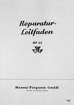 Reparaturleitfaden MF 65, Verzenden, Nieuw, Diverse auteurs, Tractor en Landbouw