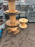 Houten haspel, Ophalen of Verzenden, Zo goed als nieuw, Rond, Hout
