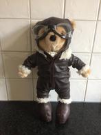 Gerhardshofen beer piloot 32 cm lang - zeldzaam, Verzamelen, Ophalen of Verzenden, Zo goed als nieuw, Stoffen beer, Overige merken