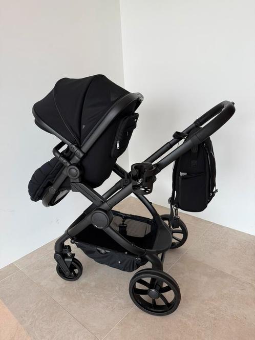 ICandy Peach 7 Kinderwagen Black!, Kinderen en Baby's, Buggy's, Nieuw, Overige merken, Regenhoes, Verstelbare rugleuning, Voetenzak