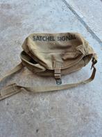 Prachtige met originele markeringen signal tas ww2 compleet, Ophalen, Landmacht