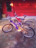 2 Crossfietsen met vering - Doe een bod!, Fietsen en Brommers, Fietsen | Crossfietsen en BMX, Ophalen of Verzenden, Gebruikt, 24 inch of meer