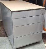 Stalen ladekast met 4 laden extra diep., Ophalen, Minder dan 50 cm, Zo goed als nieuw, 3 of 4 laden