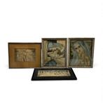 Vier heliografieën Jan Toorop, Antiek en Kunst, Kunst | Litho's en Zeefdrukken, Ophalen of Verzenden