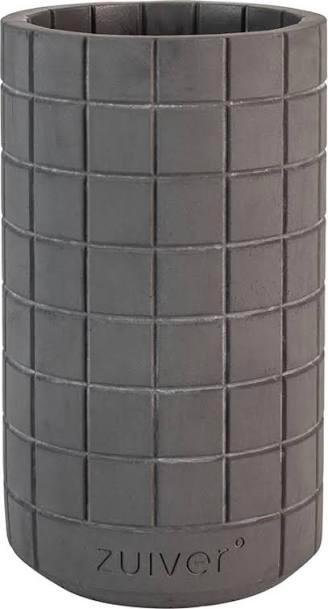 Zuiver vaas fajen concrete antraciet, Huis en Inrichting, Woonaccessoires | Vazen, Nieuw, Overige kleuren, Minder dan 50 cm, Glas