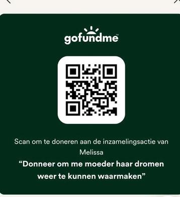 Helpen om mijn moeder haar grootte droom te kunnen waarmaken beschikbaar voor biedingen