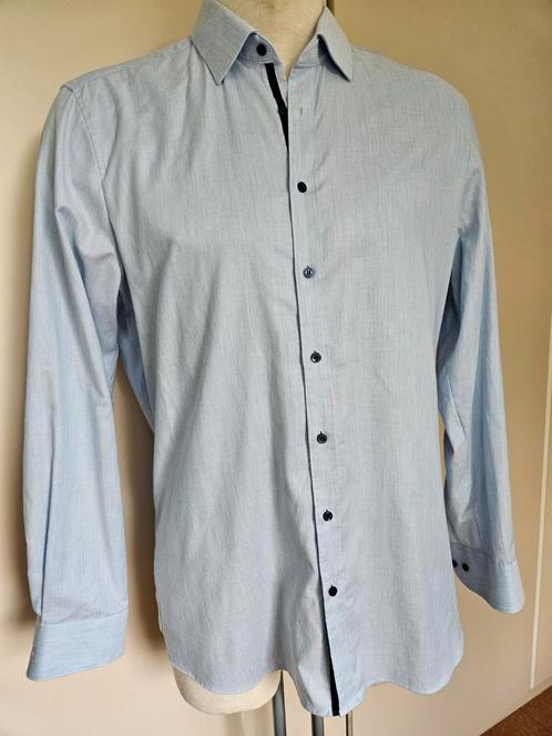 Olymp – Fresh Summer Blue – Boordmaat 44/xl nu €26, Kleding | Heren, Overhemden, Nieuw, Halswijdte 43/44 (XL), Blauw, Verzenden