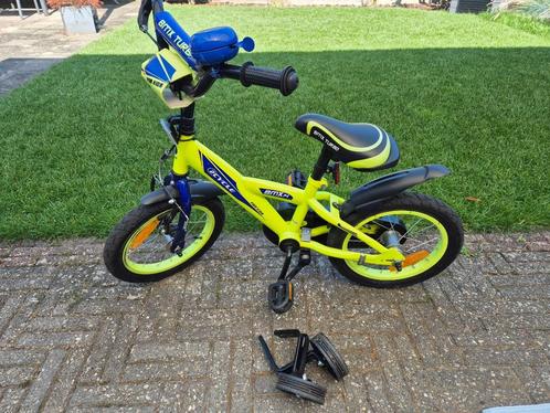 Kinderfiets 14 inch met zijwieltjes 2Cycle bmx, Fietsen en Brommers, Fietsen | Kinderfietsjes, Zo goed als nieuw, Minder dan 16 inch