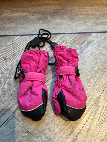 Sinner wintersport roze wantjes met rits maat 1 beschikbaar voor biedingen