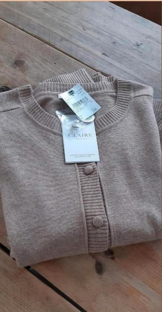 CLAIRE Woman Model Chastity Vestje Nieuw Maat 46, Kleding | Dames, Truien en Vesten, Nieuw, Maat 46/48 (XL) of groter, Beige, Ophalen of Verzenden