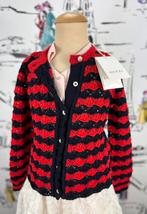 Gucci ajour vest met parelknoop meisje maat 4 NIEUW, Customercare@gucci.com, Gucci, Verzenden, Meisje