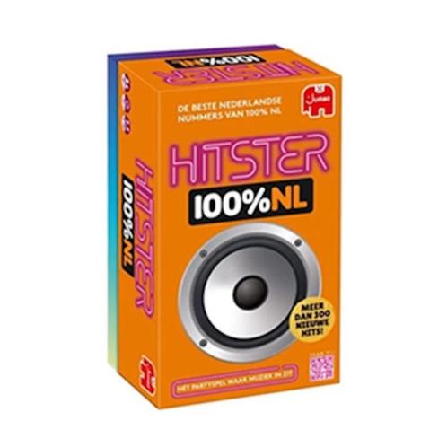 Hitster 100% NL *NIEUWE VOORRAAD* *22,50* *LAATSTE*, Hobby en Vrije tijd, Gezelschapsspellen | Kaartspellen, Nieuw, Ophalen of Verzenden