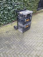 DeWalt gereedschapskisten 3x met trolley, Ophalen of Verzenden, Gebruikt