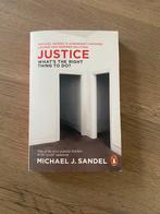Sandel - Justice what’s the right thing to do?, Ophalen of Verzenden, Zo goed als nieuw, WO