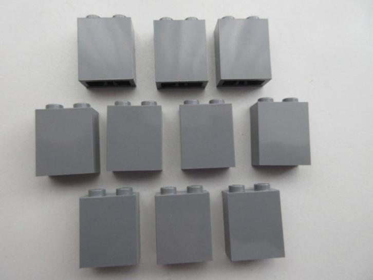 nr. 9441, Hoge donkergrijze stenen, 1x2x2 Verzenden mogelijk, Kinderen en Baby's, Speelgoed | Duplo en Lego, Zo goed als nieuw