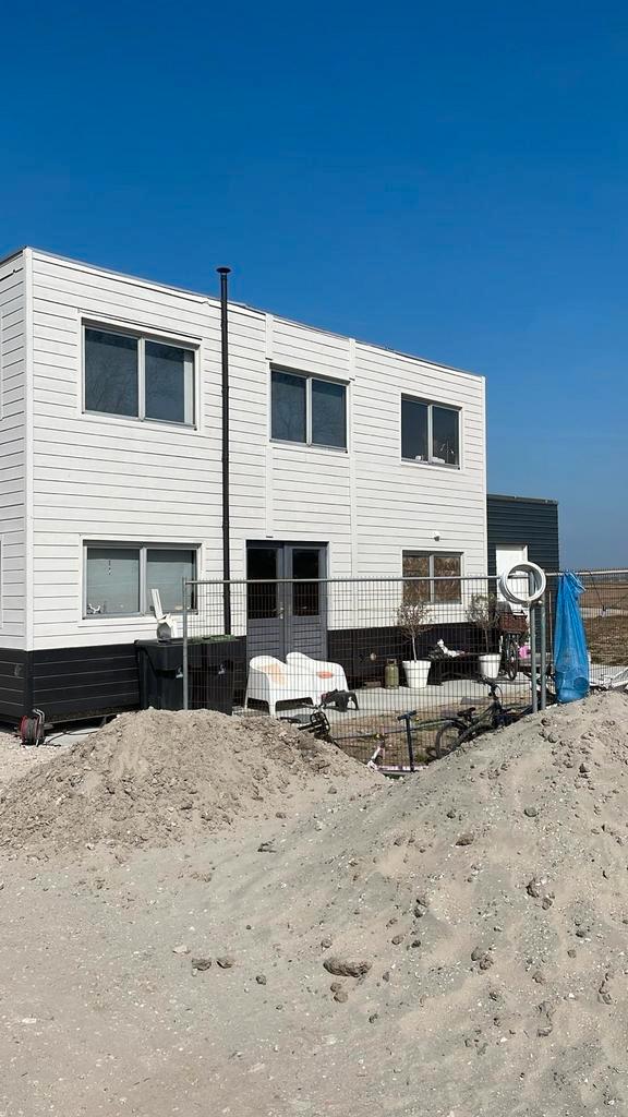 Tijdelijke woonunit unit verbouwing chalet sta caravan 120m2, Doe-het-zelf en Verbouw, Bouwketen en Schaftketen, Ophalen