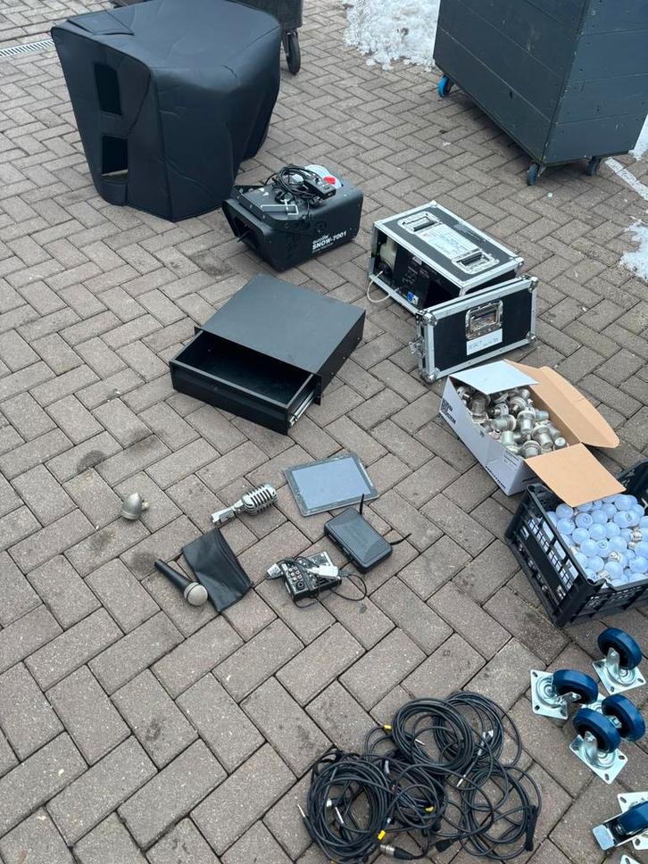 Zolder opruiming - diverse apparstuur te koop - doe een bod, Muziek en Instrumenten, Licht en Laser, Zo goed als nieuw, Licht