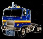 G.M.C. truck pin-blauw geel, Verzamelen, Speldjes, Pins en Buttons, Verzenden, Nieuw, Transport, Speldje of Pin