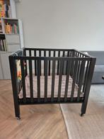 Box op wieltjes incl. matras, boxkleed en speeltje, Ophalen, Gebruikt, In hoogte verstelbaar