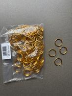 Gouden Sleutelringen 20mm - 100 stuks, Ophalen of Verzenden, Nieuw, Overige typen