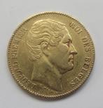 belgie 20 francs 1865, Verzenden, België, Goud
