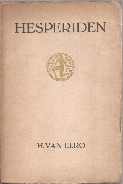 Elro,  H. van -  Hesperiden 1925 1e(enige) druk Roel Houwink, Boeken, Gedichten en Poëzie, Gelezen, Ophalen of Verzenden