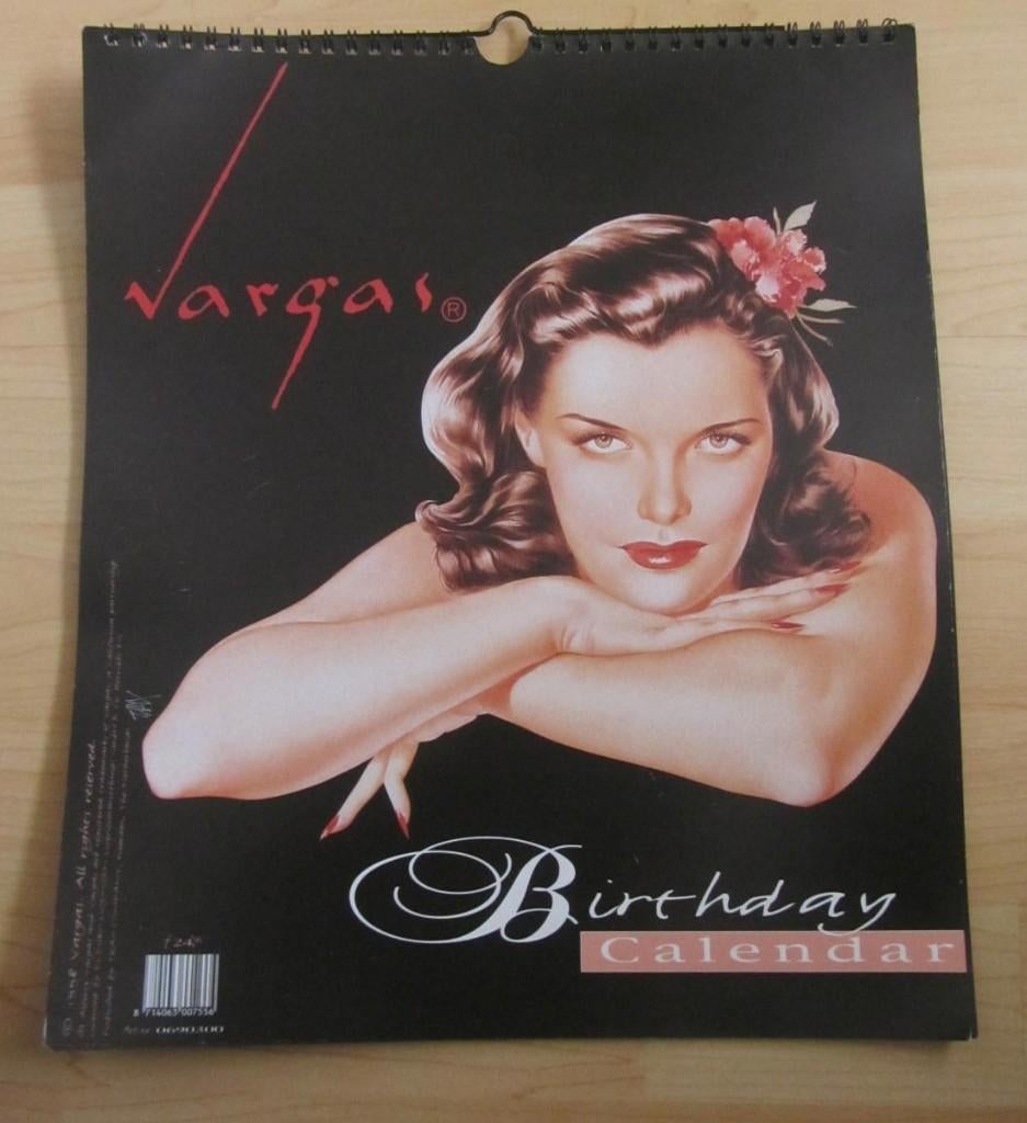 Pin up / VARGAS    verjaardagskalender        nieuw, Verzamelen, Ophalen of Verzenden, Huis en Inrichting