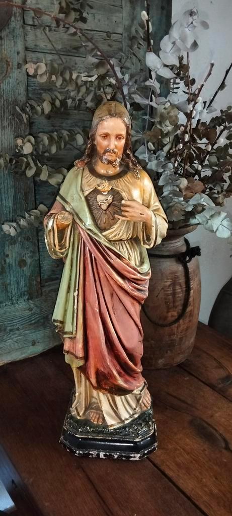 Groot beeld van Jezus Christus, Antiek en Kunst, Antiek | Religie, Ophalen of Verzenden