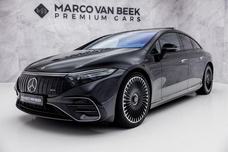 Mercedes-Benz EQS AMG 53 4MATIC+ 108 kWh | Pano | Hyperscree, Auto's, Mercedes-Benz, Bedrijf, Te koop, EQS, 360° camera, ABS, Adaptive Cruise Control