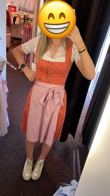 Echte Oostenrijkse Dirndl met schort, merk Almleben, maat 34 beschikbaar voor biedingen