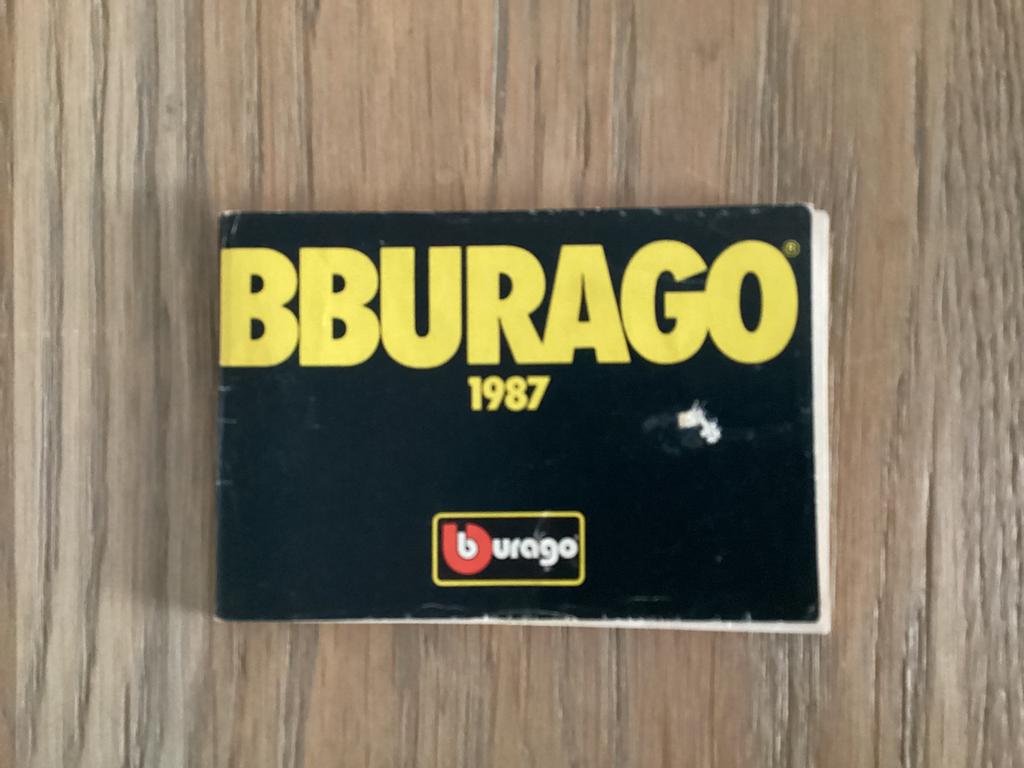 Bburago catalogus 1987, Ophalen of Verzenden, Zo goed als nieuw, Auto