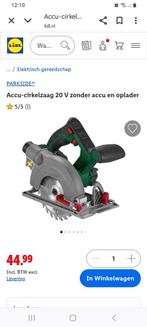 Parkside Accu Cirkelzaag 20V (Zonder Accu/Lader), Gebruikt, Cirkelzaag, Ophalen of Verzenden, Parkside