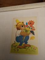 WILL  BERG.  BEER MET BLOEMEN, Verzamelen, Ansichtkaarten | Themakaarten, Ophalen of Verzenden