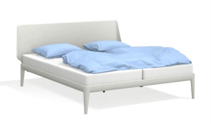 Showroom Auping Essential 180x210 Wit incl Matrassen, Huis en Inrichting, Slaapkamer | Bedden, Zo goed als nieuw, Tweepersoons