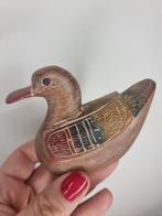 Vintage 1980 houtsnijwerk eend speelgoed, Antiek en Kunst, Antiek | Speelgoed, Ophalen of Verzenden