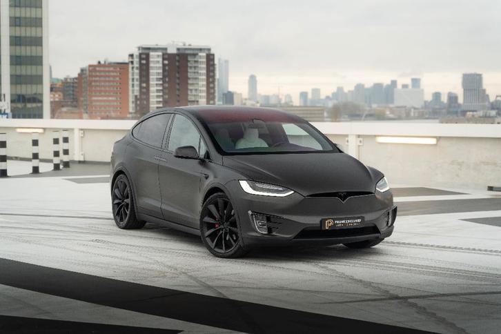 Tesla Model X Performance Ludicrous Carbon Edition 680PK, Auto's, Tesla, Bedrijf, Model X, 360° camera, 4x4, ABS, Achteruitrijcamera