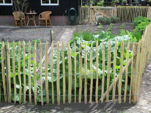 Kastanjehout schapenhek palen, Tuin en Terras, Tuinhekken en Hekwerk, Nieuw, Tuinhek, Hout, Ophalen of Verzenden