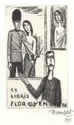 1849 Ex Libris België : Theo Humblet , 1984, Antiek en Kunst, Verzenden