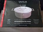 Saveur Voyage Ovale Braadpan – Ø25 cm – Gietijzer – PFAS-vri, Ophalen, Nieuw, Gietijzer, Koekenpan of Braadpan