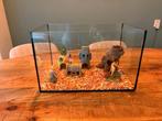 Aquarium 28x45x28 (LxBxH), Ophalen, Zo goed als nieuw, Leeg aquarium