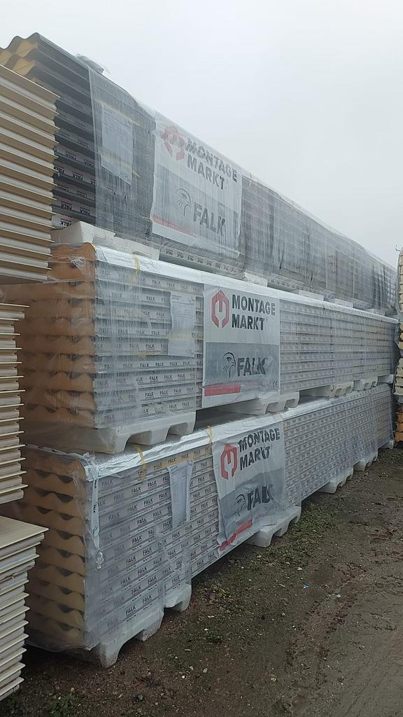 Sandwichpanelen restpartij, Doe-het-zelf en Verbouw, Platen en Panelen, Nieuw, Ophalen of Verzenden