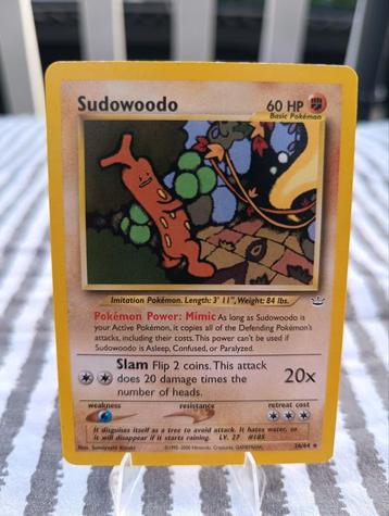 Suduwoodo 26/64 Pokemon Kaart  beschikbaar voor biedingen