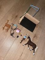 Schleich Poetsplaats met Paard en Accessoires, Ophalen, Gebruikt