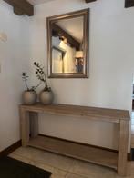 Houten sidetable / wandtafel, Ophalen, Gebruikt, 150 tot 200 cm, Grenenhout